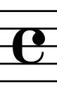 C=4/4拍子の図